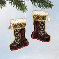 2006 Santa's Closet Ornaments -Santa's Boots