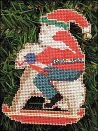 Old Time Santa Kit - Rocking Horse Santa