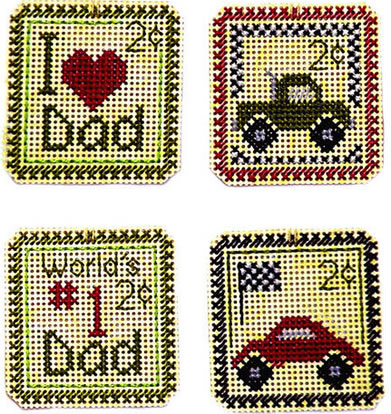 HOLIDAY STAMPS - FATHER'S DAY 2 CENT