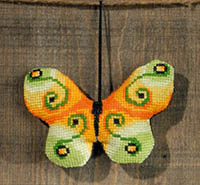 Light Green Butterfly Ornament Kit