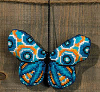 Turquoise Butterfly Ornament Kit