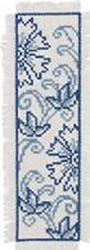 Blue Flower Bookmark Kit