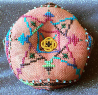 Cotton Candy Biscornu