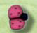 1103 Cranberry Ladybug - Just Another Button Co