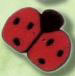 1104 Red Ladybug - Just Another Button Co