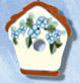 1121 Floral Birdhouse - Just Another Button Co