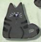 1160 Almost Black Cat - Just Another Button Co