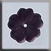 T12007 - 5 Petal Flower - Matte Amethyst