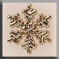 T12038 Medium Snowflake - Gold