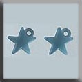 T12045 - Very Small Domed Star - Matte Aqua (2)