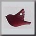 T12050 - Small Bird - Matte Red