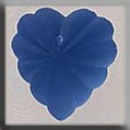 T12071 - Frosted Starburst Heart - Matte Sapphire