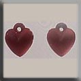 T12073 - Very Small Domed Heart - Matte Comp Rose (2)