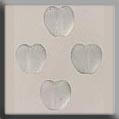 T12081 - Small Channelled Heart - Matte Crystal (4)