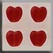 T12082 - Small Channelled Heart - Matte Ruby (4)