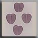 T12085 - Small Channelled Heart - Matte Amethyst (4)
