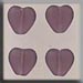 T12091 - Medium Channelled Heart - Matte Amethyst (4)