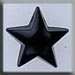 T12129 - Large Domed Star - Black Onyx