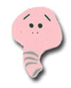 1231 Large Elephant Face - Just Another Button Co