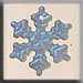 T12161 - Small Snowflake - Matte Crystal AB