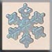 T12162 - Medium Snowflake - Matte Crystal AB
