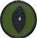 1218 Green Cat Eye - Just Another Button Co