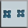 T12187 - 4 Petal Flower - Matte Aqua (2)