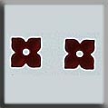 T12188 - 4 Petal Flower - Matte Ruby (2)