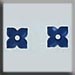 T12189 - 4 Petal Flower - Matte Sapphire (2)