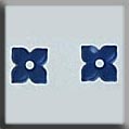 T12189 - 4 Petal Flower - Matte Sapphire (2)