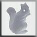 T12195 - Squirrel - Matte Crystal