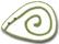 1220 Green Swirly Wing- Just Another Button Co