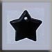 T12221 - Small Flat Star - Black