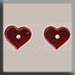 T12235 - Very Petite Flat Heart - Matte Ruby (2)
