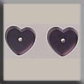 T12240 - Petite Flat Heart - Matte Amethyst (2)