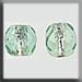T12249 - Round, Cut, Lined Bead - Peridot/Silver (2)