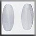 T12263 - Fancy Olive Bead - Matte Crystal (2)