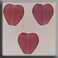 T12273 - Channeled Heart - Matte Fuchsia (3)