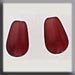 T12280 - Pearshape Bead - Matte Dark Rose (2)