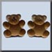 T12298 - Very Petite Teddy Bear - Brown (2)