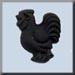 T12301 - Rooster - Matte Black