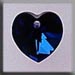 T13041 - Small Heart - Bermuda Blue