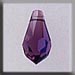 T13052 - Very Small Tear Drop - Amethyst AB
