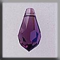 T13052 - Very Small Tear Drop - Amethyst AB