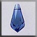 T13055 - Very Small Tear Drop - Sapphire AB
