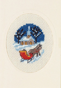 Sleigh & Horse Card Kit