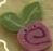 2307 Mauve Swirly Bud - Just Another Button Co