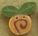 2309 Pumpkin Swirly Bud - Just Another Button Co