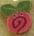 2310 Raspberry Swirly Bud - Just Another Button Co