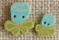 2323 Turquoise Ribbon Rose - Just Another Button Co